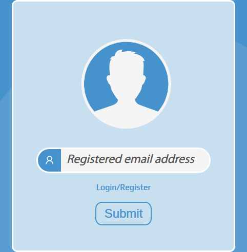 Password reset form